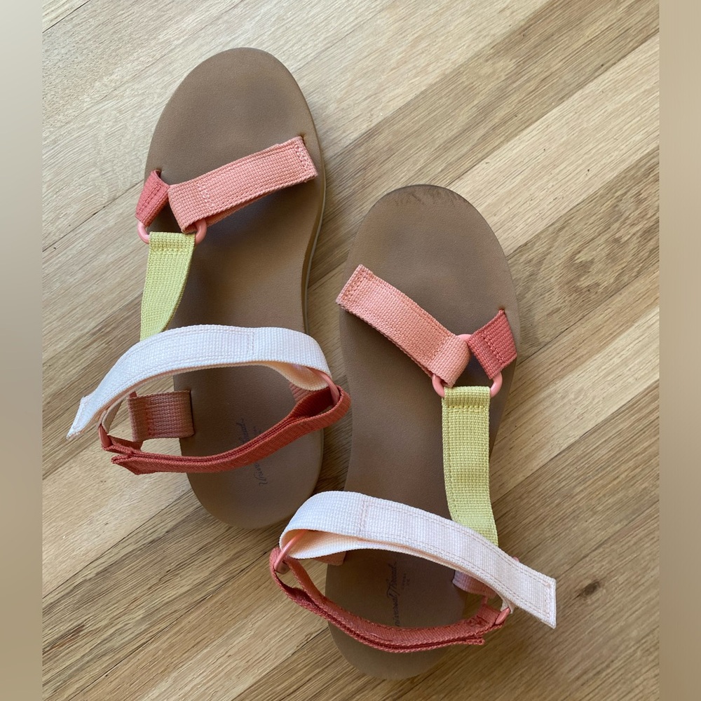 Universal Thread Multi-Color Velcro Sandals - Picture 2 of 5